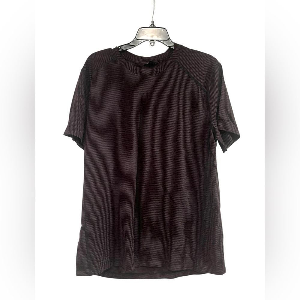 Allbirds Natural Run T Shirt Mens Merino Wool Blend Geometric Print Sz L